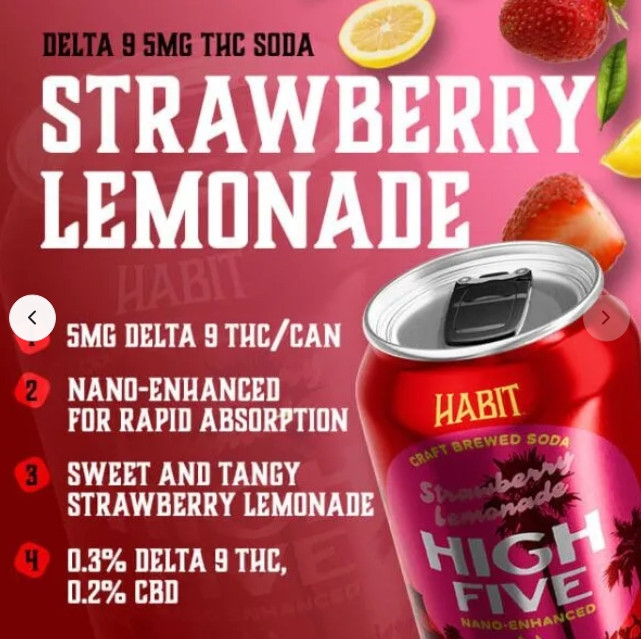 High Five 5mg soda