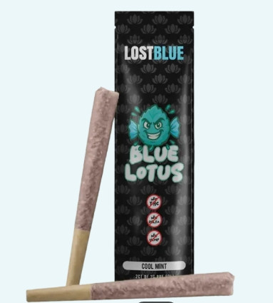 2ct Blue Lotus prerolls