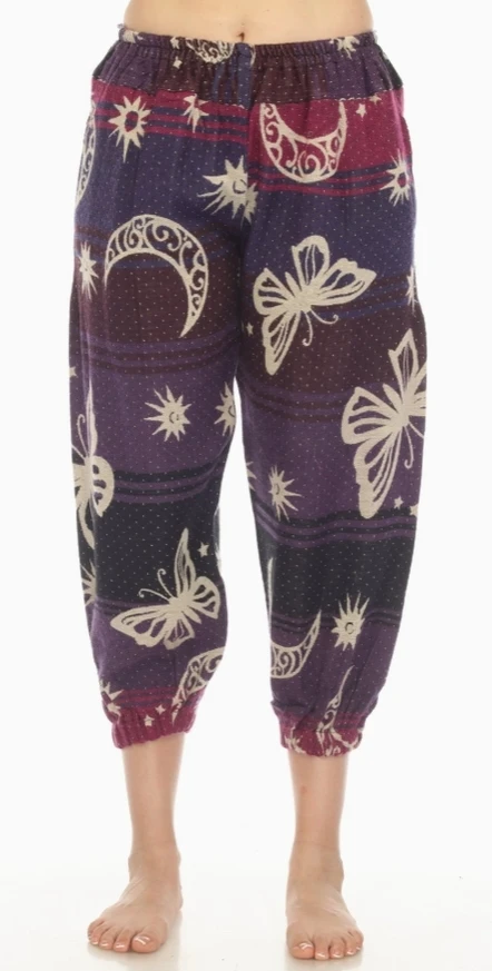 Cozy Butterfly genie pants