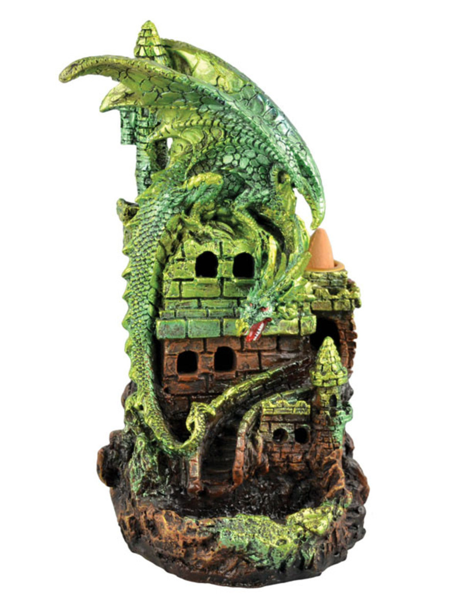 Green Dragon Backflow Incense Burner