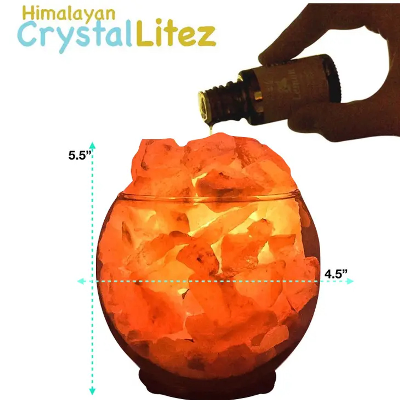 Aromatherapy salt lamp