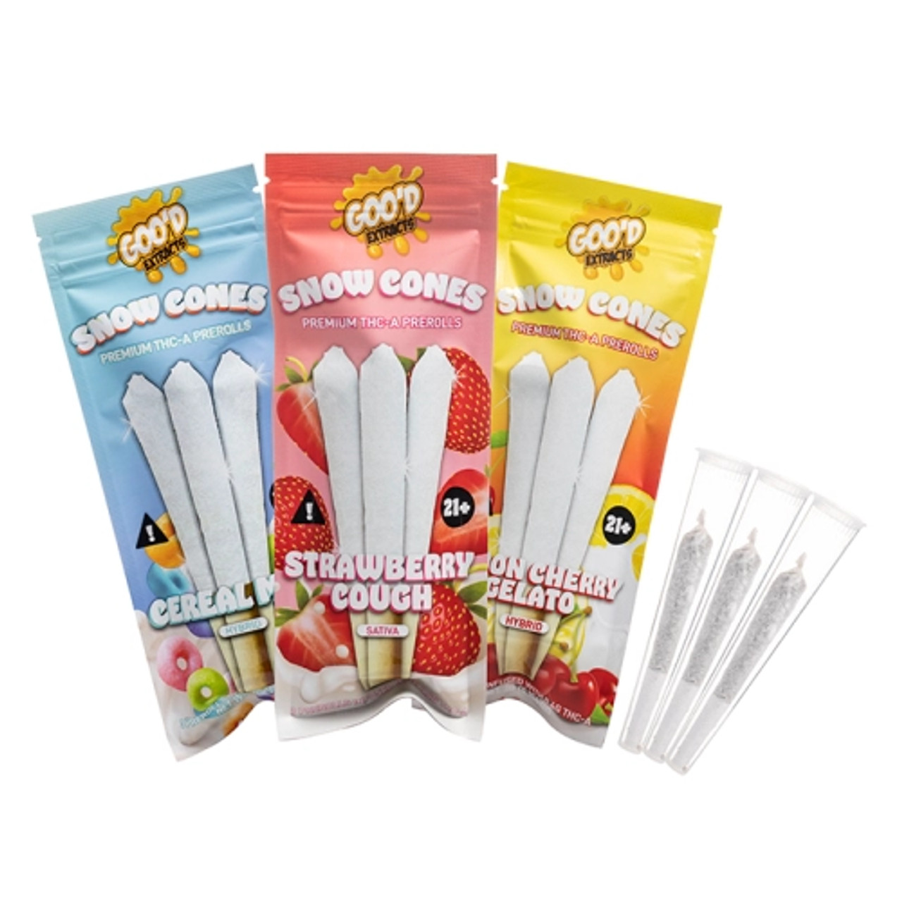 premium thc-a snow cone pre rolls