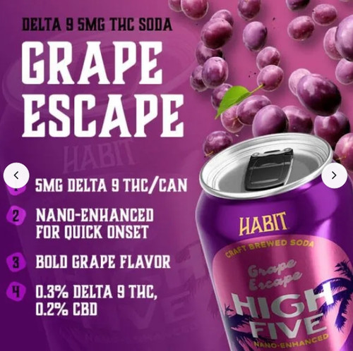 High Five 5mg soda