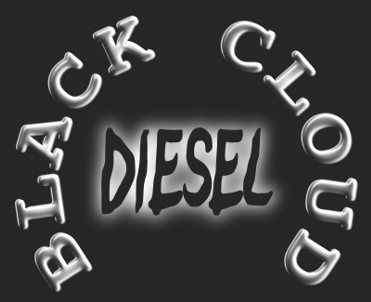 Black Cloud Diesel Logo Sticker Truck Window Stickers Free Shipping
