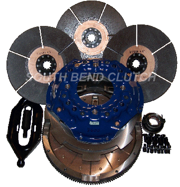 900+hp Competition Triple Disc Clutch Sled Pull Clutch 6 speed