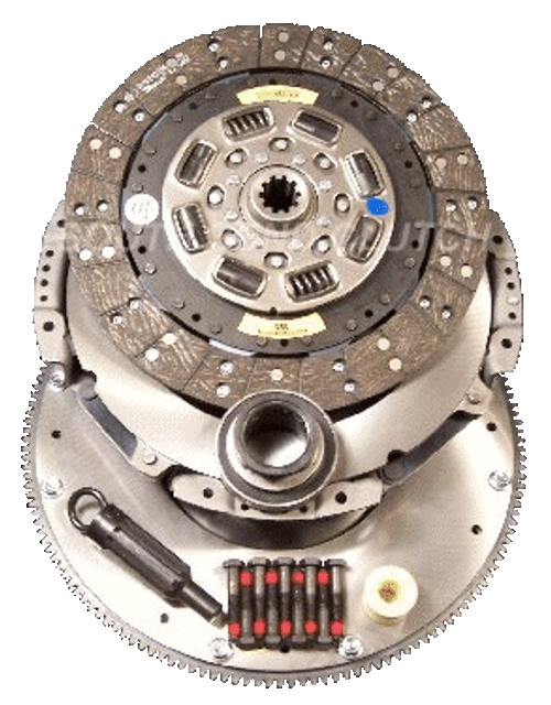 Ford Stock Clutch 1944324K With Solid Mass Flywheel South Bend Clutch 1993-1994 Ford 7.3L IDI W/Factory Turbo