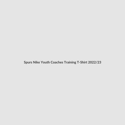Spurs Nike Youth Coaches Training T-Shirt 2022/23