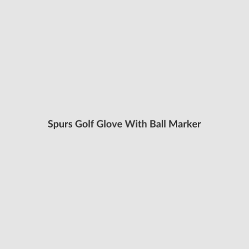 Spurs Golf Glove With Ball Marker
