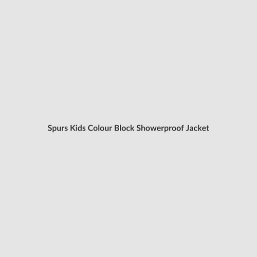 Spurs Kids Colour Block Showerproof Jacket