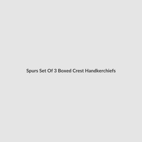 Spurs Set Of 3 Boxed Crest Handkerchiefs