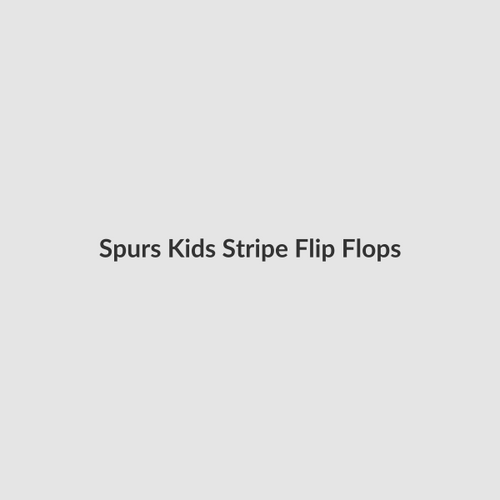 Spurs Kids Stripe Flip Flops
