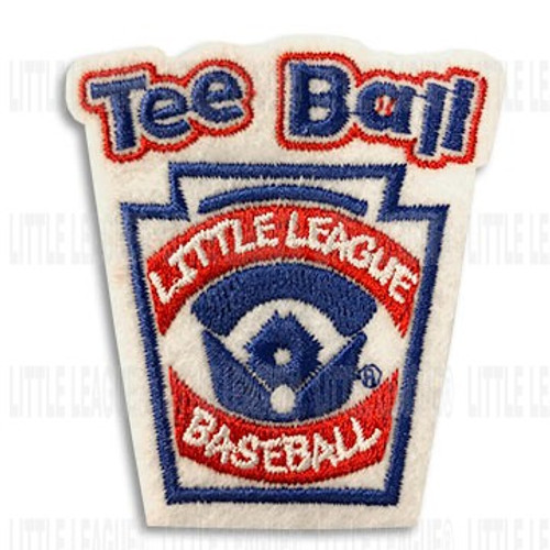 TEE BALL BASEBALL IRON-ON PATCH