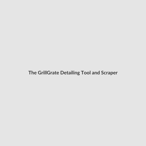 The GrillGrate Detailing Tool and Scraper