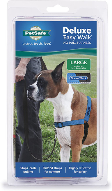 PetSafe Deluxe Easy Walk Harness
Color:Ocean
Size:Large