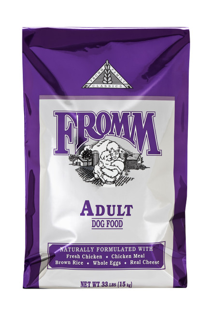 For normally active adult dogs. Naturally formulated with chicken, brown rice, real cheese, and whole eggs