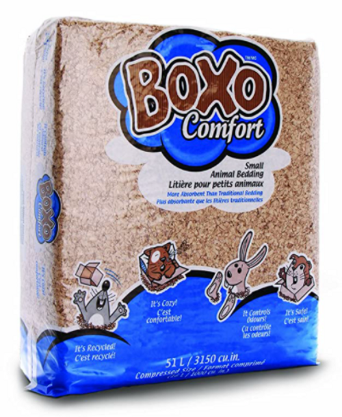 Boxo Comfort Small Animal Bedding (Brown) 51L