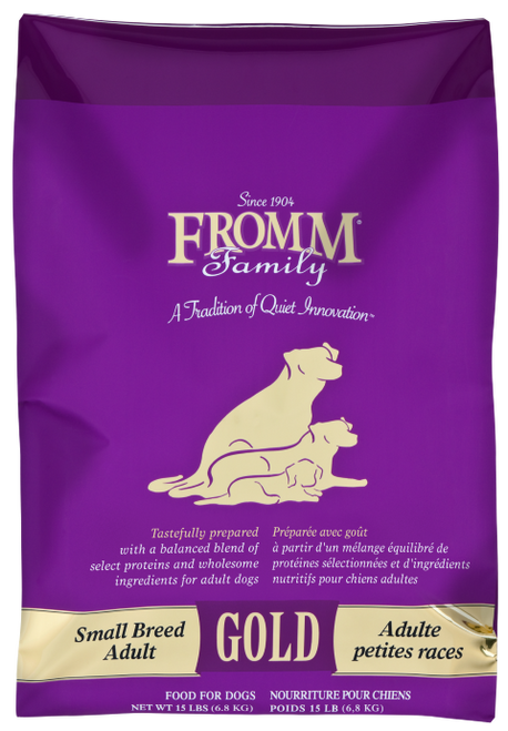 Developed for the metabolism of small breed adult dogs. Tastefully prepared with select proteins and wholesome ingredients. Enhanced with probiotics to aid digestion and salmon oil for a healthy coat.