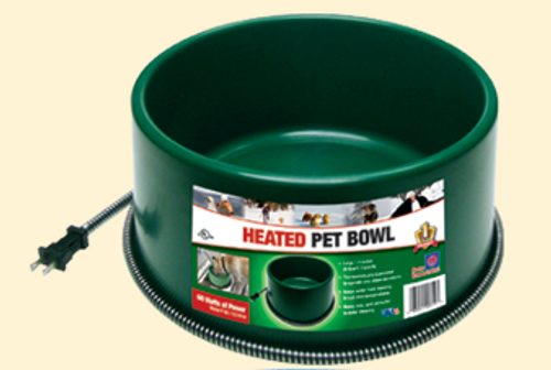 Farm Innovators Heated Pet Bowl 1.5 GAL Green