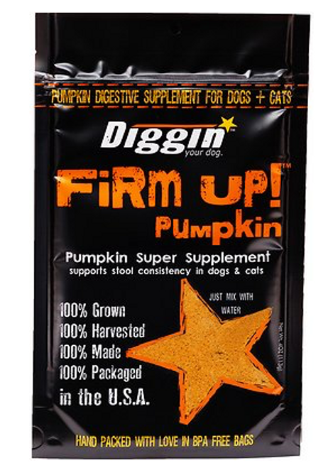 Diggin' Firm Up! Pumpkin Dog & Cat 4oz