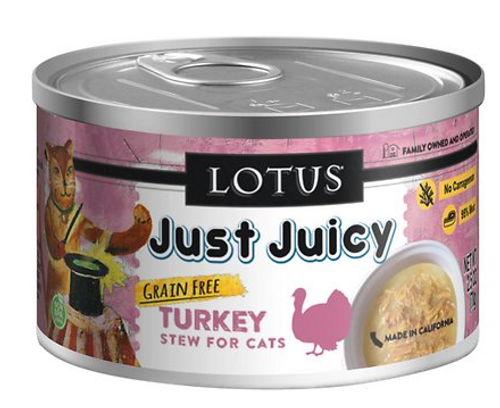 *****Lotus Cat Just Juicy Turkey 2.5oz