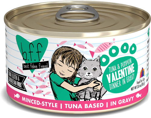 Weruva B.F.F. - Best Feline Friend Grain-Free Natural Canned Wet Cat Food, Original Recipes in Gravy