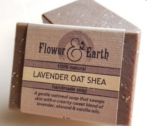 Flower & Earth Lavender Oat Soap