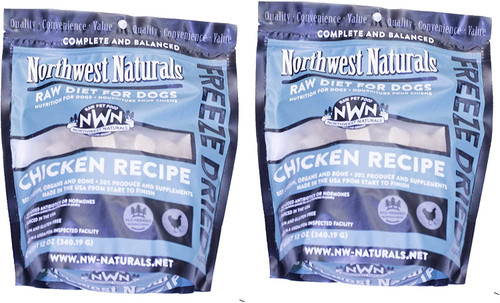 Northwest Naturals Chicken Freeze-Dried Dog Food, 12 Ounces