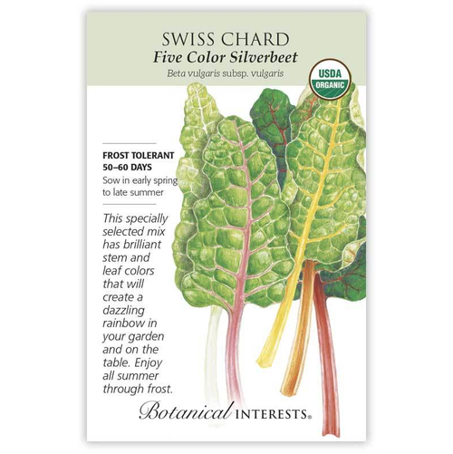 This bright color mix provides shades of red, yellow, pink, orange, and white stems topped with green or dark maroon leaves, often with contrasting deep red veins. Not only colorful, the stems and leaves provide delicious flavor packed with nutrition.