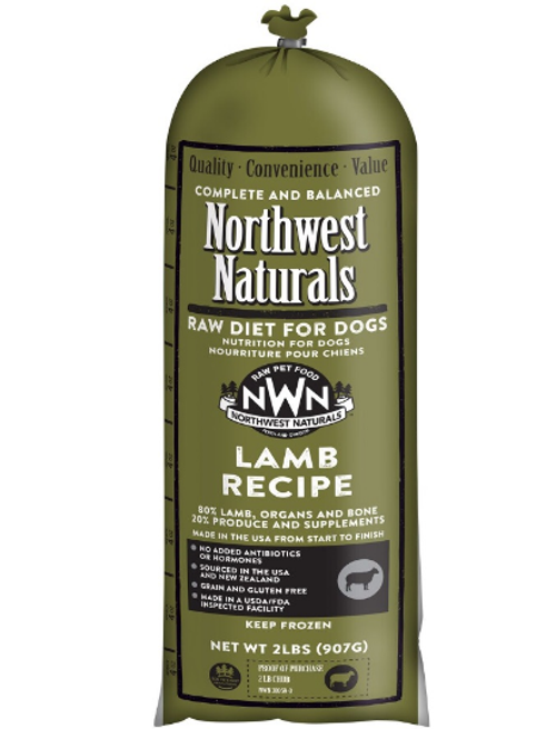 Northwest Naturals Dog Frozen Raw Lamb 