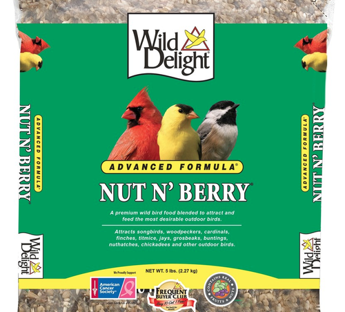 Wild Delight Nut N' Berry Wild Bird Food 5#