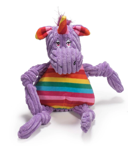 HuggleHounds Rainbow Unicorn Knottie Small