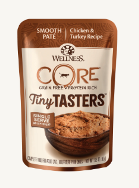 Wellness Cat Core Tiny Tasters Chicken & Turkey 1.75 oz