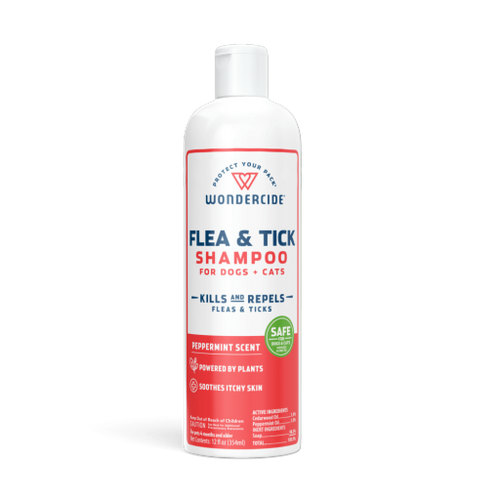 Wondercide Flea & Tick Shampoo for Dogs and Cats 12oz