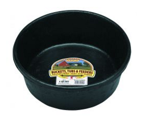 Miller 4 Quart Rubber Feed Pan