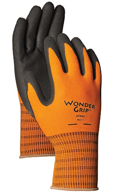 Wonder Grip Nitrile Palm Glove Sienna Color