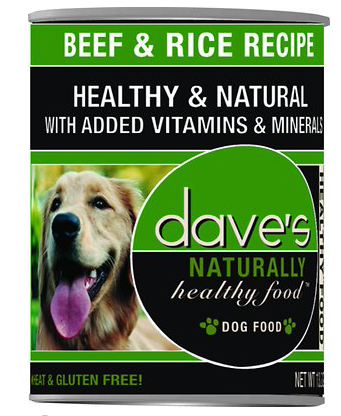 Dave S Dog Can Beef Liver Rice 13 Oz Growing Trade Pet Plant