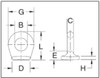 Crosby S-264 Pad Eye