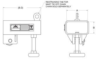 M&W Forklift Pocket Lifters (Made In USA) Olsen Chain & Cable