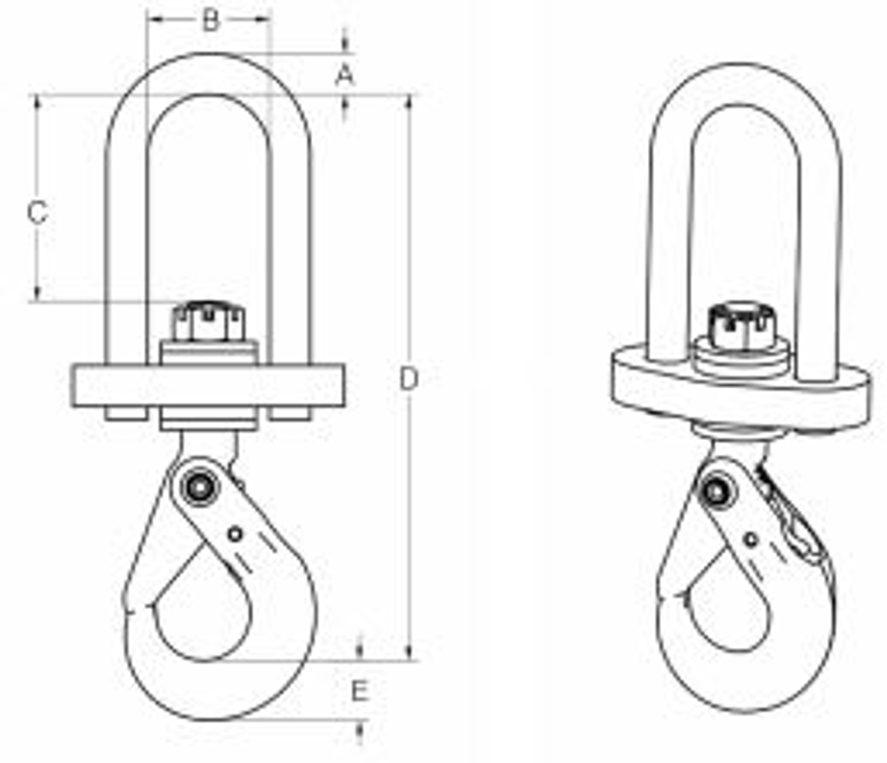 M&W Plate Clamp - Hinged (Made In USA) - Olsen Chain & Cable