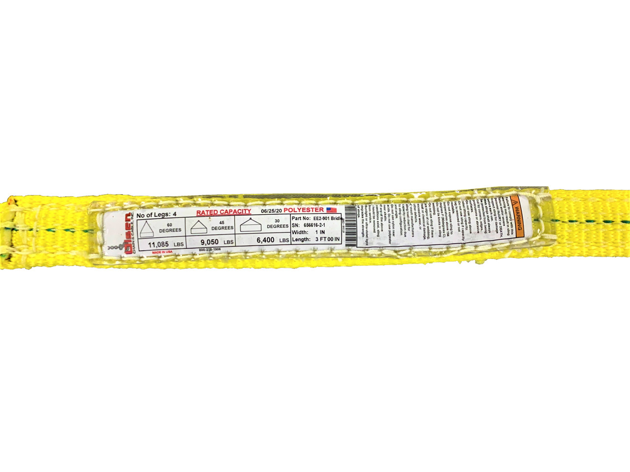 Hanes Supply Sling Two-Ply Nylon Lifting Sling 1 X 6' Endless - 6,200 Lb Vertical Capacity, Type 5, HSI Hanes Supply 6,200 Lb Capacity Rigging Sling Hanes Supply Sling Two-Ply Nylon Lifting Sling 1 X 6' Endless - 6,200 Lb Vertical Capacity, Type 5, HSI Hanes Supply 6,200 Lb Capacity Rigging Sling