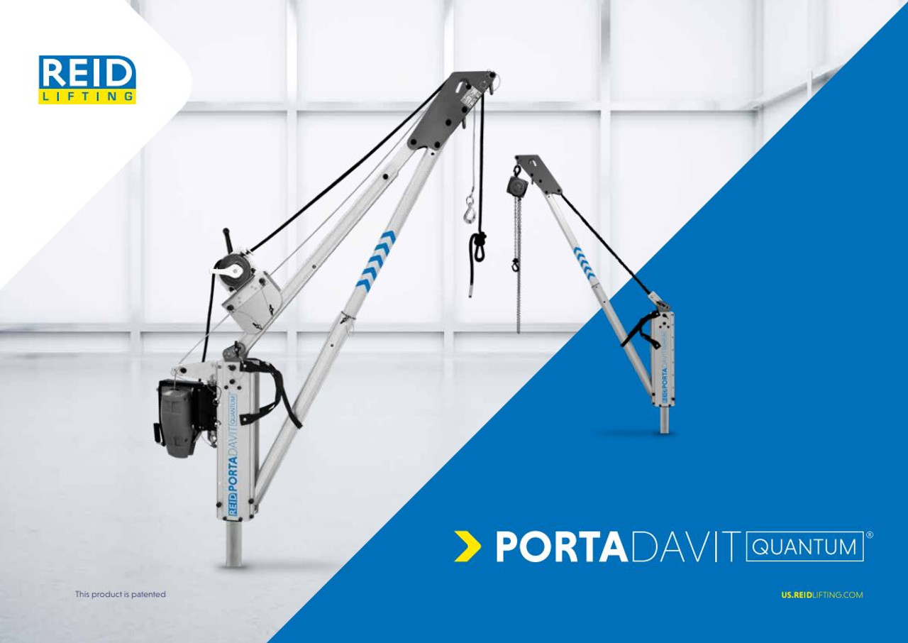 Reid Lifting Portable Gantry and Davit Cranes