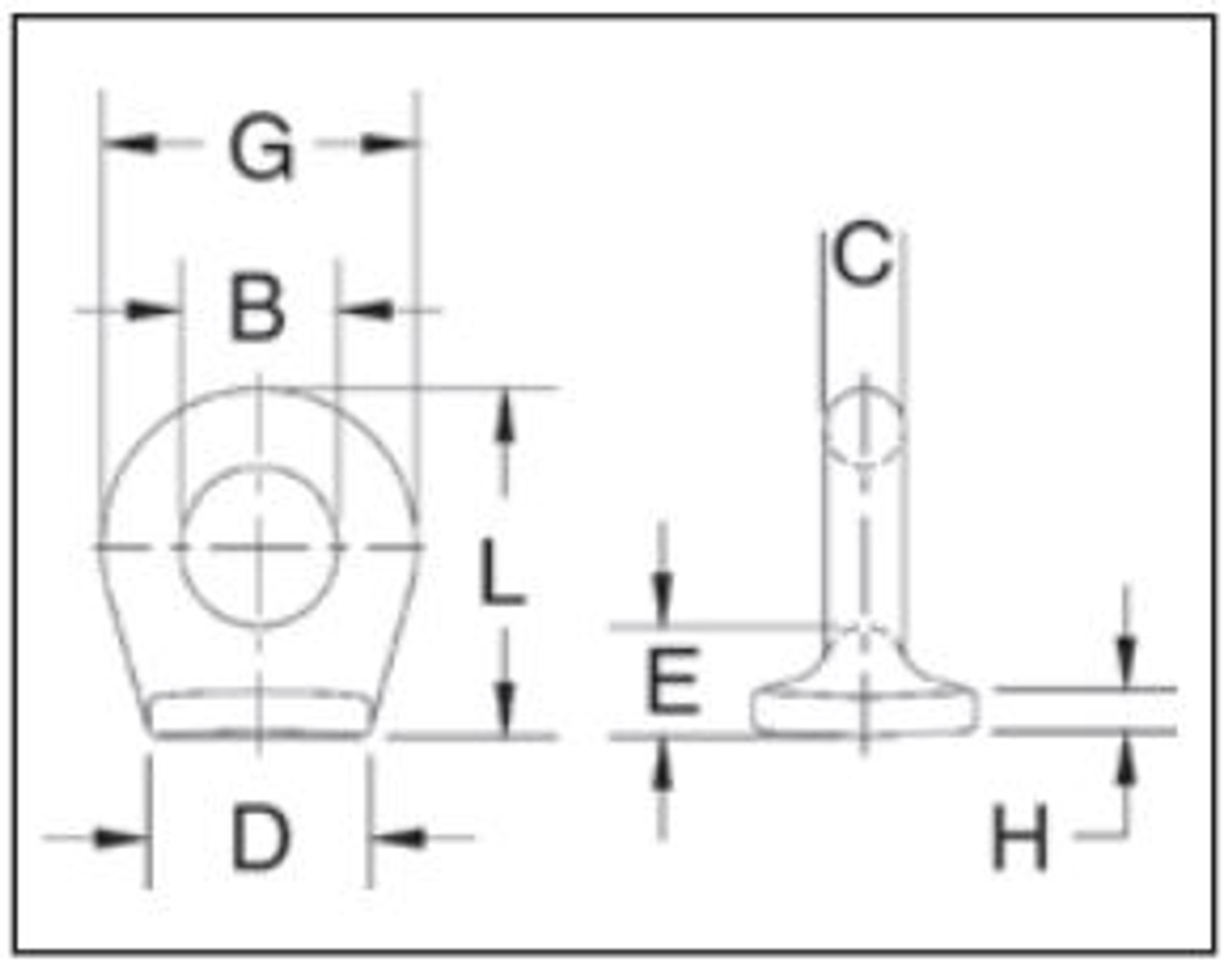 Crosby S-264 Pad Eye