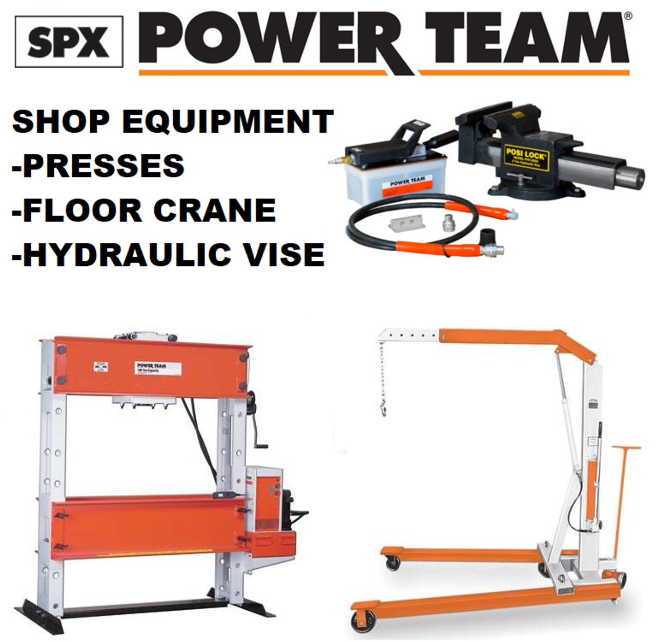 SPX POWER TEAM HYDRAULIC MOVEMENT EQUIPMENT