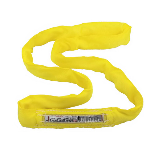 Poly Round Sling - 9,000LB - Yellow (Made In USA)