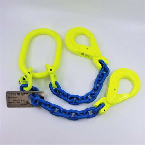 9/32" Grade 100 2-Leg Chain Sling