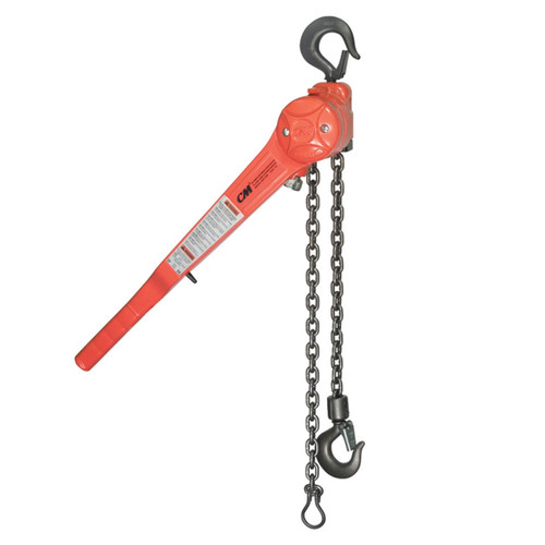 1-1/2 Ton CM 640 Lever Hoist w/ 5' Lift (Made In USA)