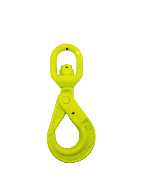 Gunnebo Grade 100 Swivel Type Self-Locking Hook W/ Bronze Bushing
