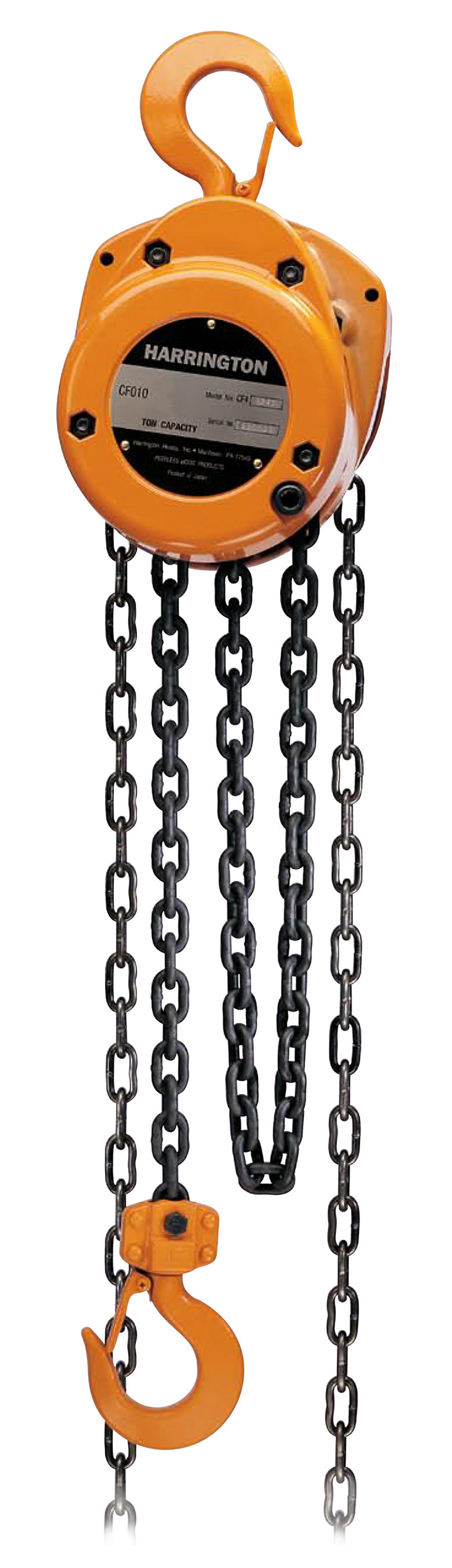 1/2 Ton Harrington CF Chain Fall hoist Olsen Chain & Cable