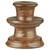 Lysestake keramikk, Milan brun H:10cm 