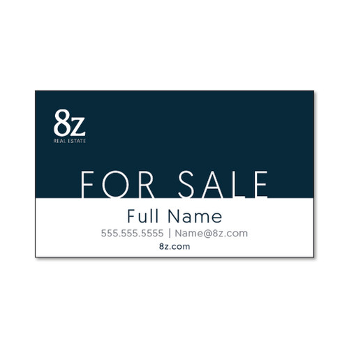 8z 18x30 Listing Panel Blue - Double Sided